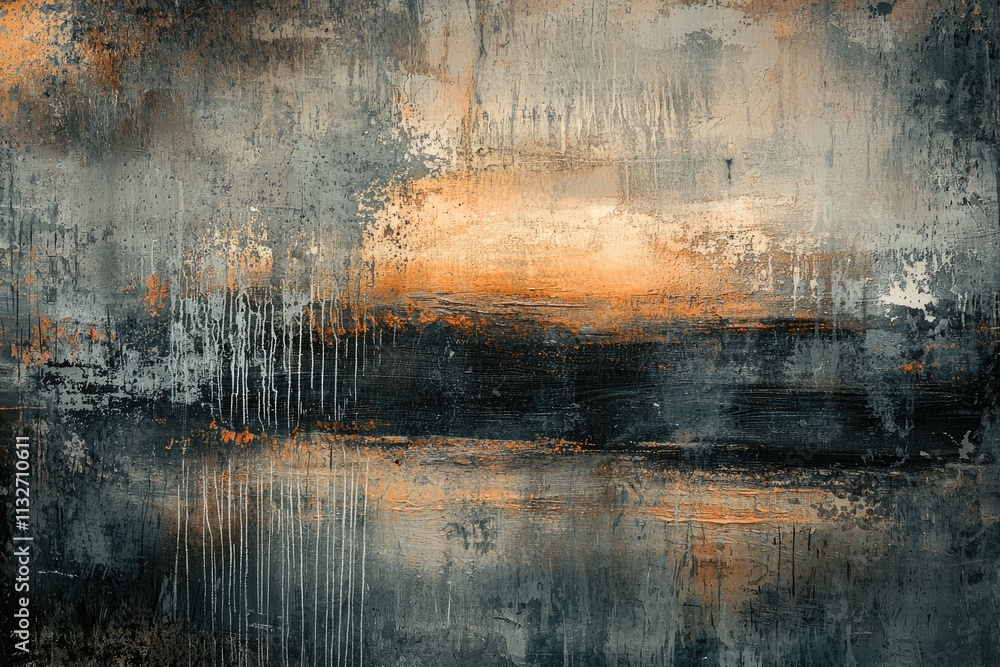 Aufkleber grunge textured background with varying shades of grey and brown for creative and artistic projects,