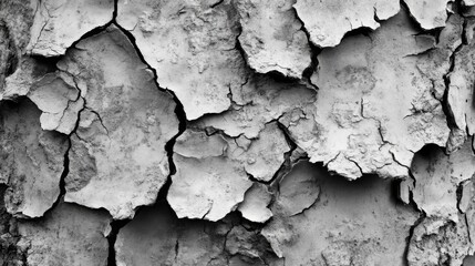 Obraz premium Cracked and Weathered Bark of a Tree