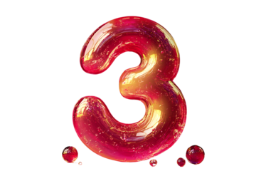 Three-Dimensional Glass Number Three with Gradient and Ambient Spheres