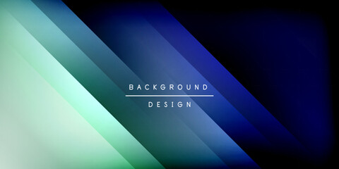 Fototapeta premium Bright lines background. Gradient geometric template wallpaper