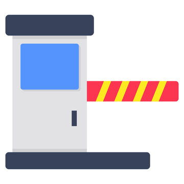 A beautiful design icon of checkpost
