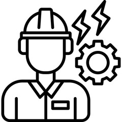 Industrial Worker Icon