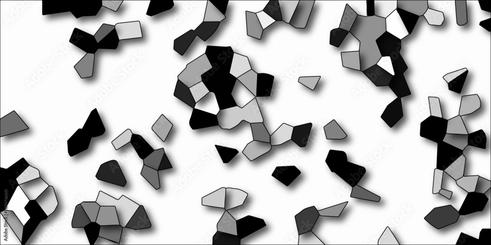Poster abstract colorful gray, beige mosaic pattern. pebble seamless pattern vector illustration quartz lig