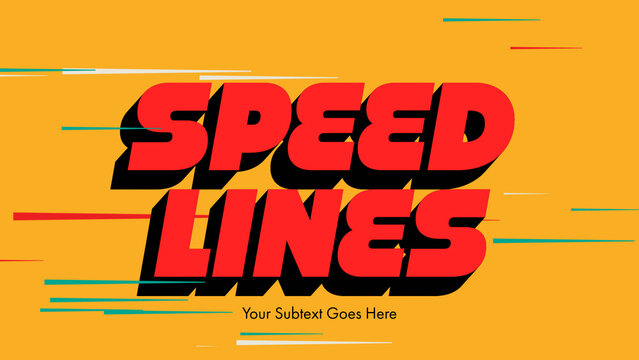 Speed Lines Titles
