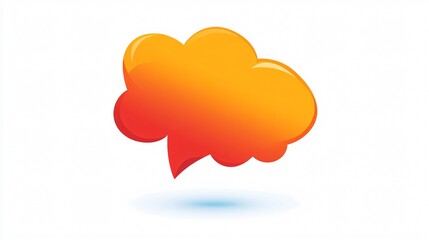 Obraz premium Modern Speech Bubble Label Vector Isolated for Graphic Design Projects