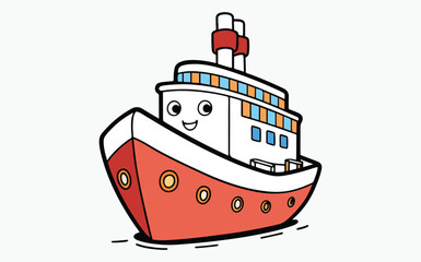 Obraz premium Ship Clipart vector