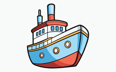 Obraz premium Ship Clipart vector