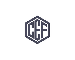 CEF logo design vector template. CEF