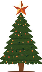 Fototapeta premium Christmas tree | Christmas lights | Christmas Celebration