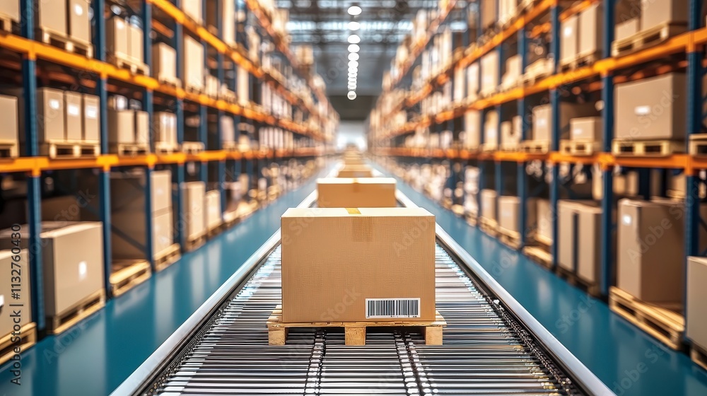 Poster Efficient automated sorting in modern distribution centers a bird's eye view of logistics transformation