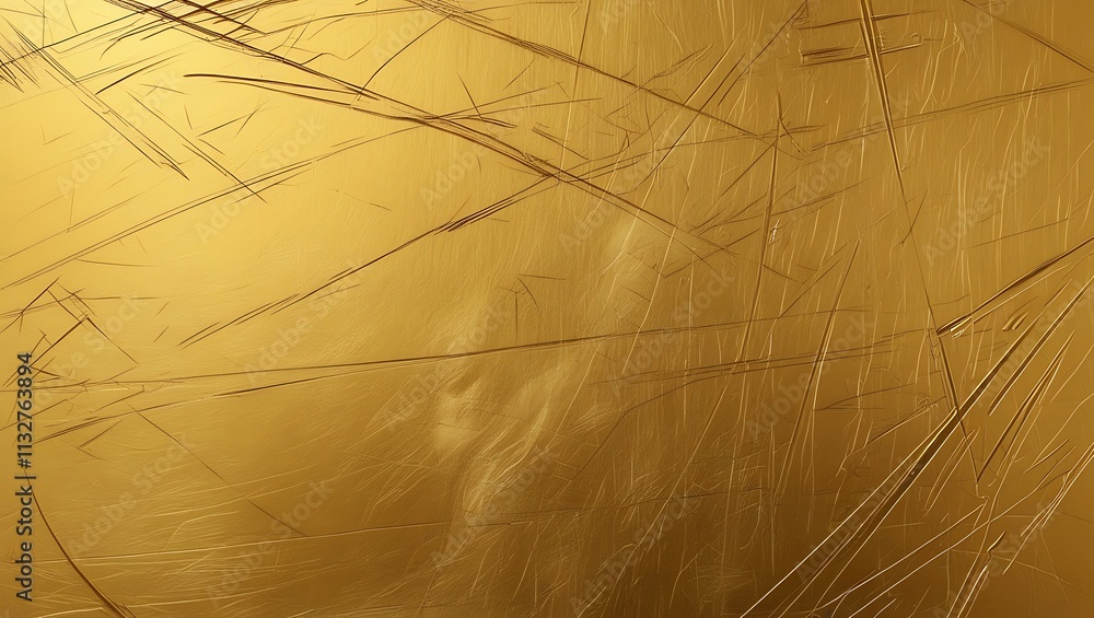 Poster abstract golden scratch background. generative ai.