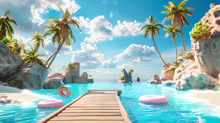 Fototapeta premium beach resort