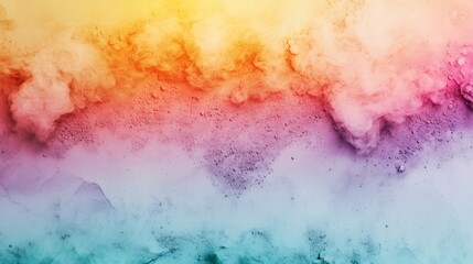 Obraz premium Vibrant Colorful Abstract Background with Smoke and Dust Effects