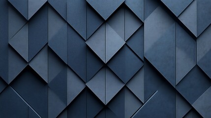 Fototapeta premium Abstract dark navy blue background with a geometric pattern