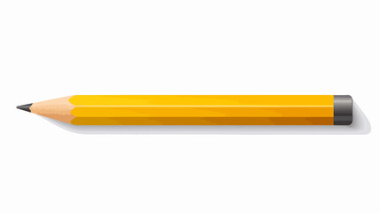 Yellow Pencil Vector Symbol Icon Design: Creative, Education, Writing, School, Cartoon, Art, Graphic, Draw, Tool, Isolated, Sketch, Office, Element, Yellow, Background, Illustration
