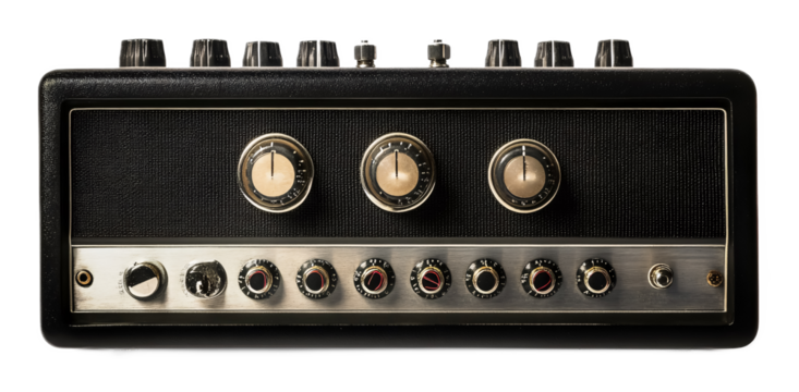 Portable Amplifier for Music & Events - Isolated on White Background