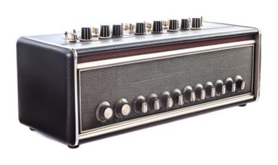 Portable Amplifier for Music & Events - Isolated on White Background