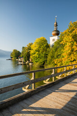 Landschloss Orth,  Gmunden, Traunsee, Oberösterreich, Österreich