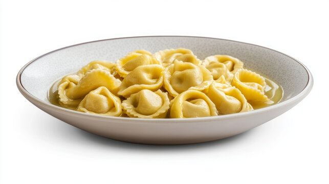 A Delicious Plate of Capelletti in Broth: Italian Culinary Delight