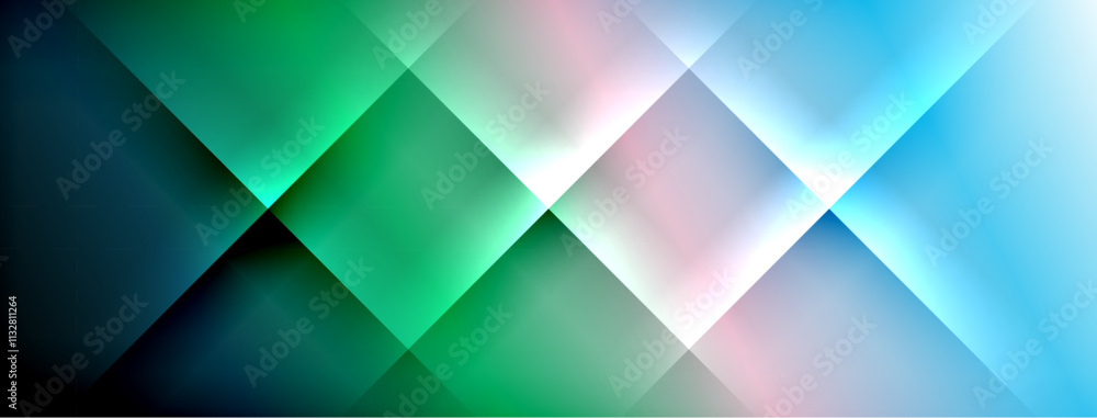Aufkleber Colorful gradient with lines made of shadow and light. Creative background