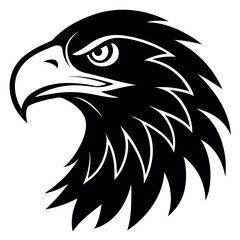 Obraz premium Eagle head vector illustration.