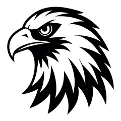 Obraz premium Eagle head vector illustration.