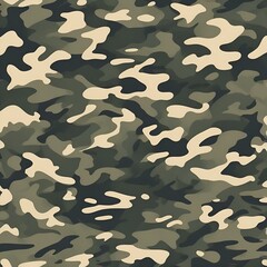 Naklejka premium camouflage seamless pattern
