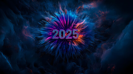 Fototapeta premium Firework Celebration Vibrant