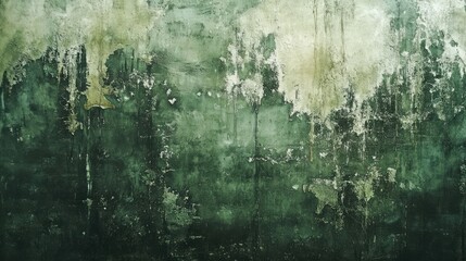 Fototapeta premium Green grunge background or texture