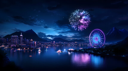 Firework Celebration Vibrant