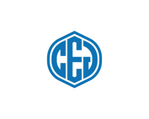 Obraz premium CEJ logo design vector template. CEJ