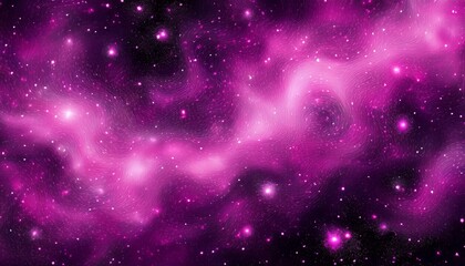 Obraz premium dark pink and purple galaxy patterned background illustration