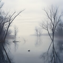 Misty Morning Serenity