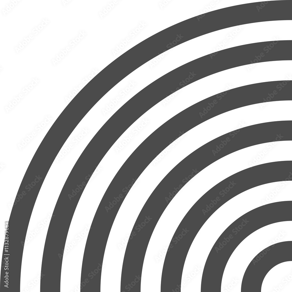 Poster abstract shape with line pattern. retro geometric waves. organic graphic element and curved modern f