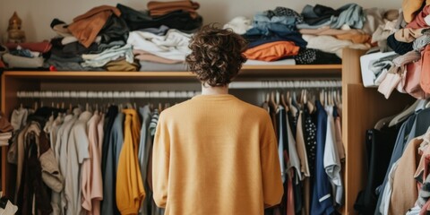 Effectively Organizing Your Closet When Faced with an Overwhelming Pile of Clothes