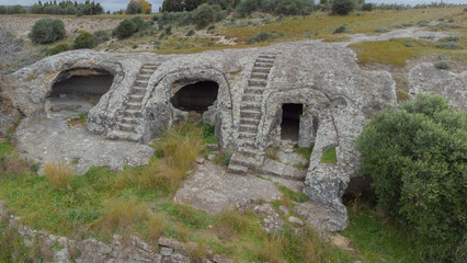 Domus De Janas of Musellos, Ittiri, Sardinia