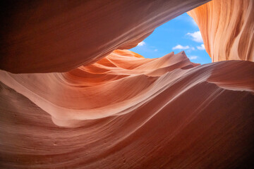 Antelope Canyon - located on Navajo land near Page, Arizona, USA	

