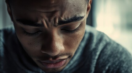 Fototapeta premium Parent Learning Devastating News with a Sorrowful Expression