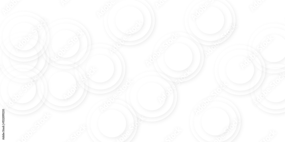 Poster abstract background with circle white abstract geometric background. abstract template design banner