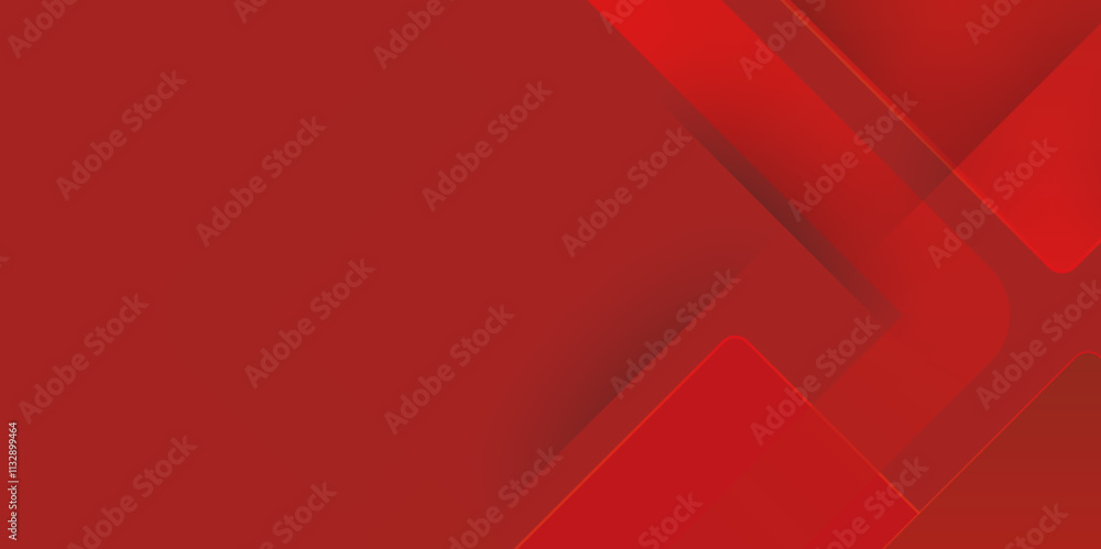 Aufkleber Abstract triangle pattern technology red gradients background. Futuristic digital abstract red colorful design banner. abstract geometric shapes background shine and layer element vector illustration.