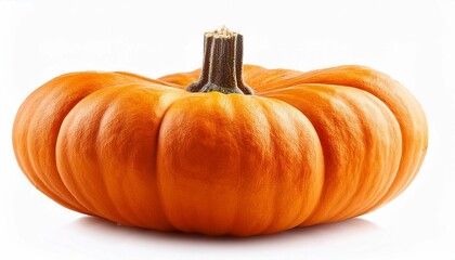 Obraz premium mini orange pumpkin isolated on white
