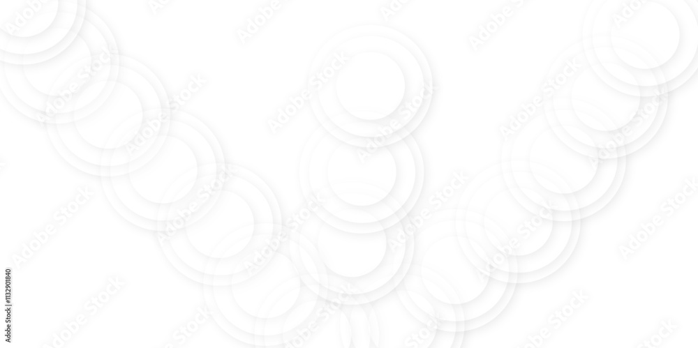Poster abstract background with circle white abstract geometric background. abstract template design banner