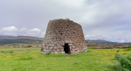 sardinia nuraghe - megalithic buildings typical of Sardinia