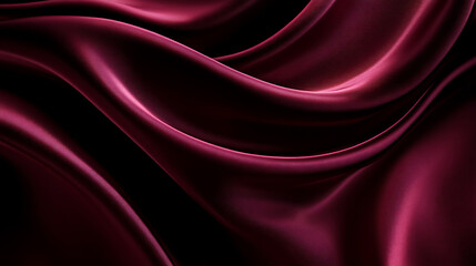 Obraz premium Sumptuous burgundy silk texture adds elegance to any design.