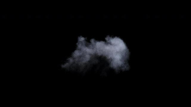 Military cannon, tank or battle ship muzzle flash, 4k 30p, three speeds, alpha channel for transparent background