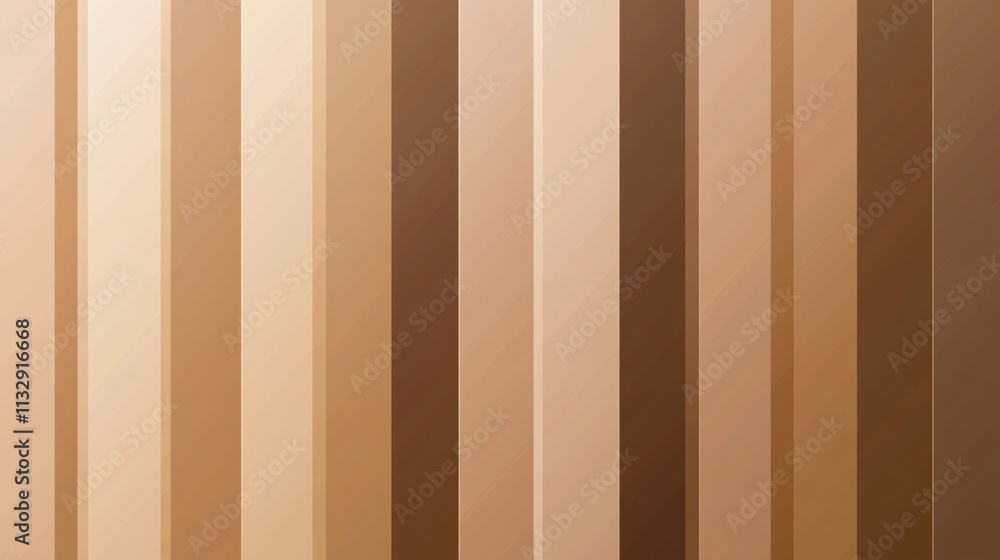 Poster a gradient striped background in alternating shades of brown creates a warm and cozy atmosphere with
