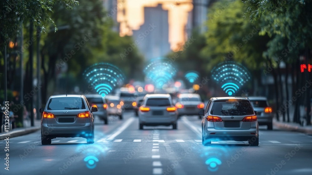 Aufkleber enhancing urban vehicle flow a study on intelligent traffic system optimization
