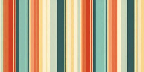 Fototapeta premium Colorful striped pattern designed with vibrant colors in a modern artistic style for decorative purposes