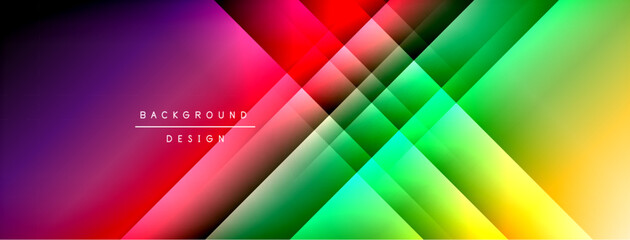 Fototapeta premium Light shadow lines dynamic gradient background