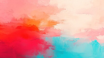 Fototapeta premium Colorful watercolor wash, delicate hues blending seamlessly, creating an inviting backdrop for artistic projects, designs, or presentations, evoking a sense of creativity and inspiration.